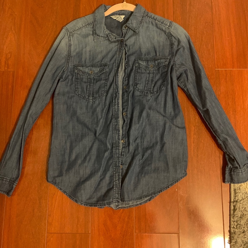 Jean long sleeve shirt